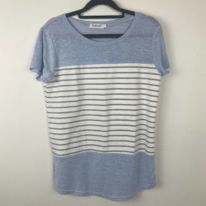 Vemvan blouse size S color blue, white